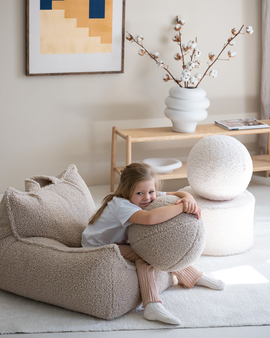 Pouf enfant bouclette DOUX