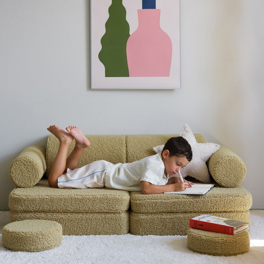 Canapé enfant bouclette SEETEE TEDDY