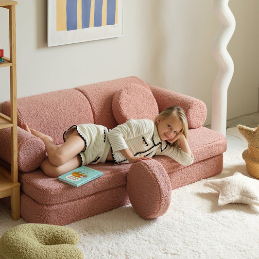 Canapé enfant bouclette SEETEE TEDDY