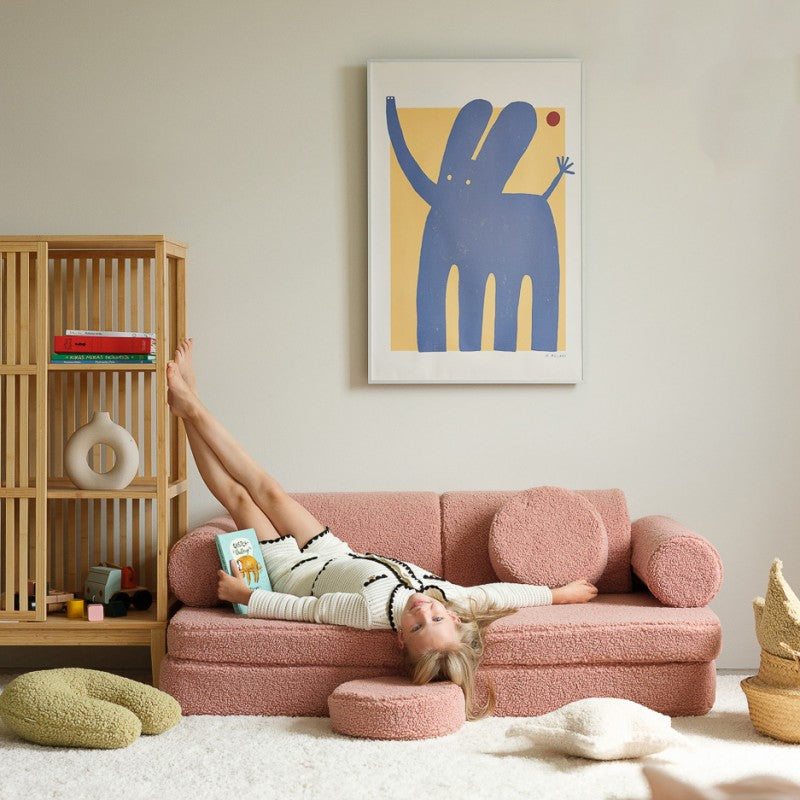 Canapé enfant bouclette SEETEE TEDDY