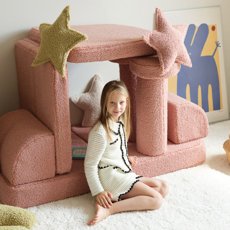 Canapé enfant bouclette SEETEE TEDDY