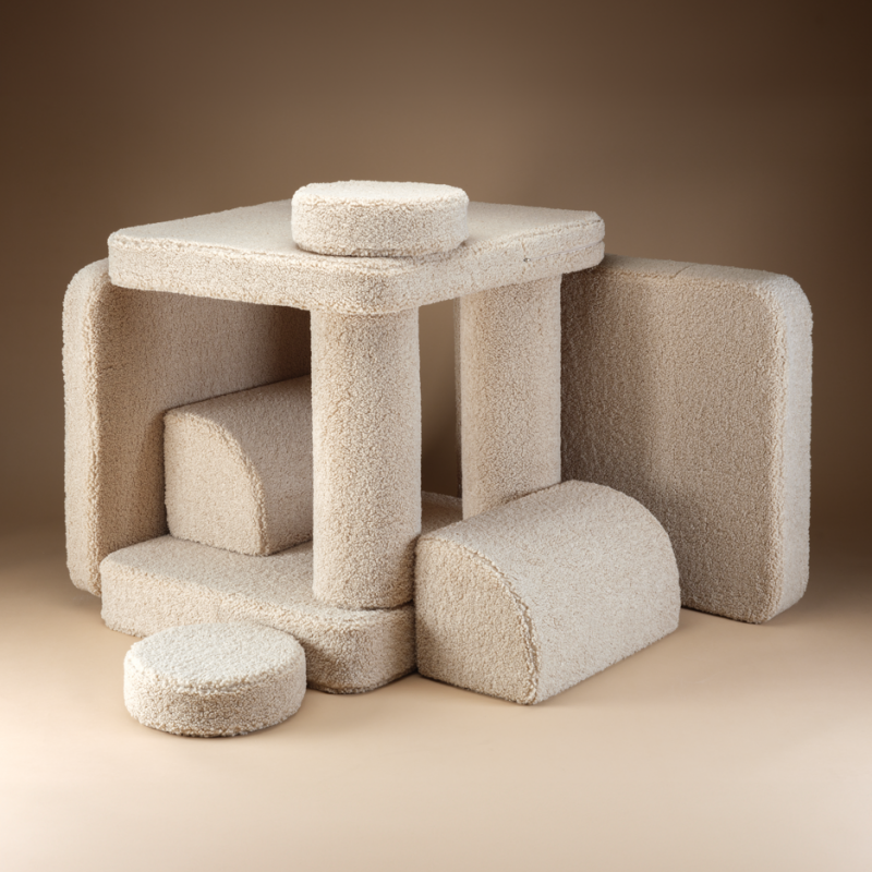 Canapé enfant bouclette SEETEE TEDDY