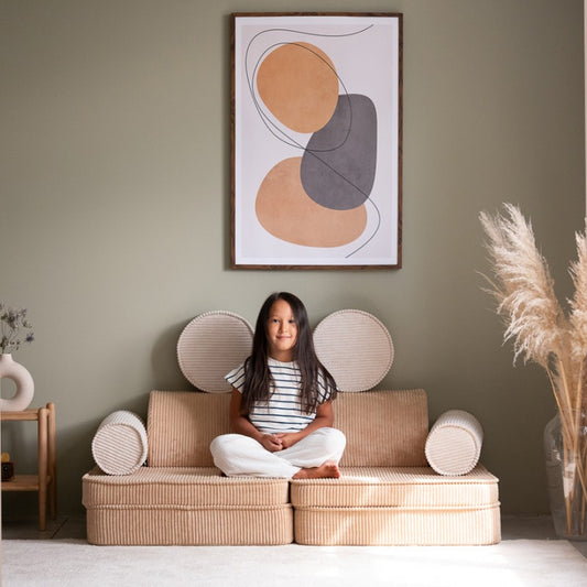 Canapé enfant velours côtelé SEETEE