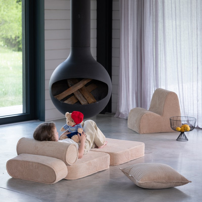 Chauffeuse enfant velours côtelé FLIP