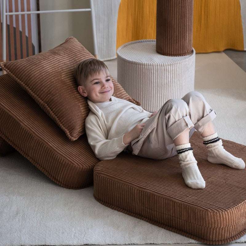 Chauffeuse enfant velours côtelé FLIP