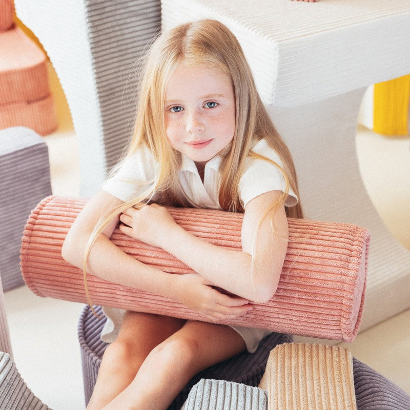 Coussin cylindre velours côtelé ROLL