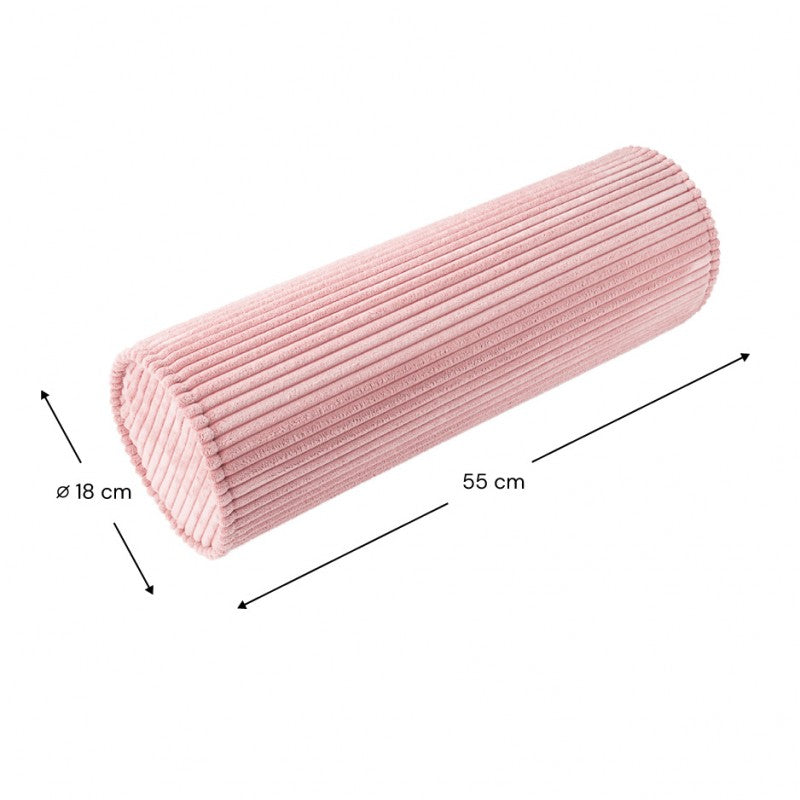 Coussin cylindre velours côtelé ROLL