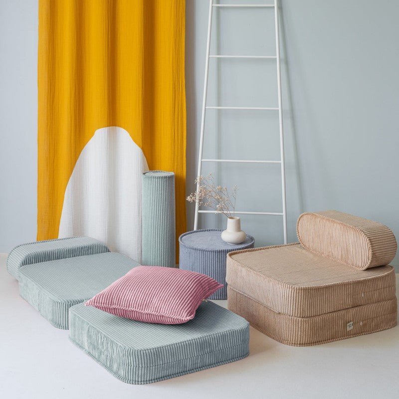 Coussin velours côtelé BLOCK