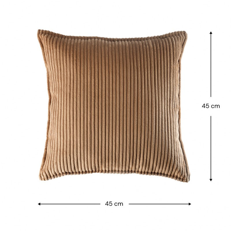 Coussin velours côtelé BLOCK