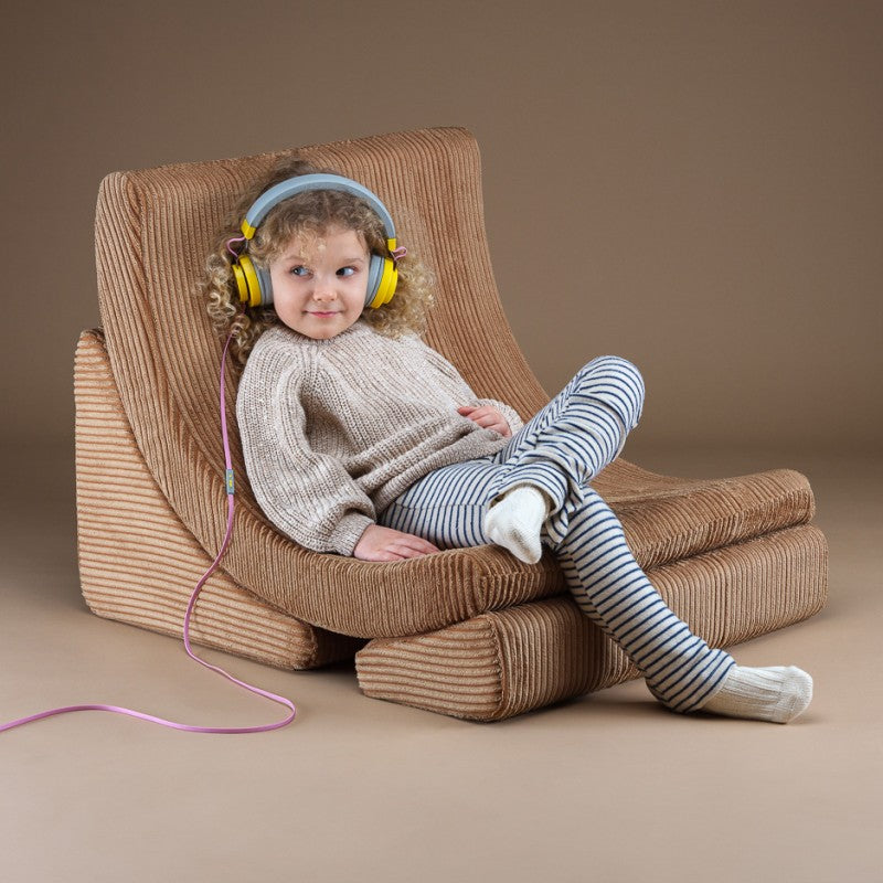 Fauteuil enfant velours côtelé LUNE