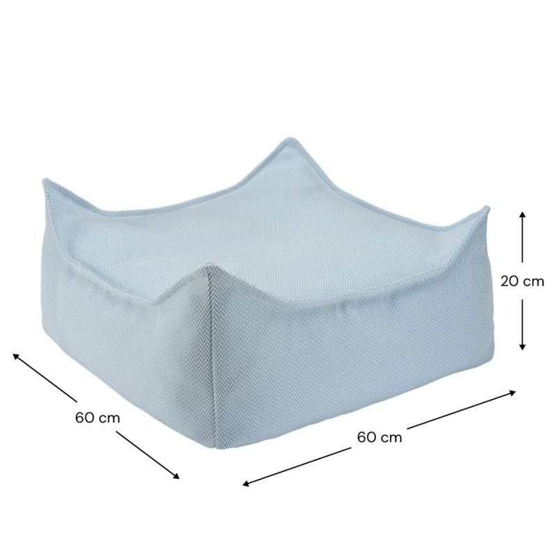 Pouf enfant carré outdoor OUTTY