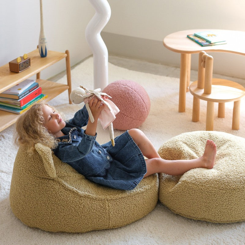 Pouf enfant ourson bouclette DOUDOU