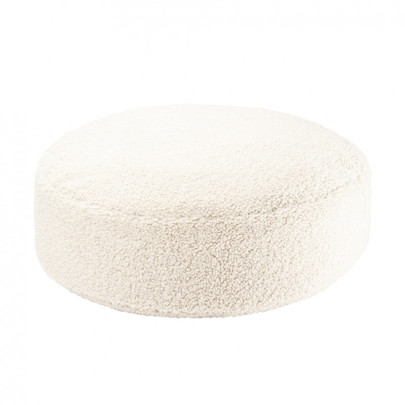 Pouf enfant rond bouclette OTTOMAN