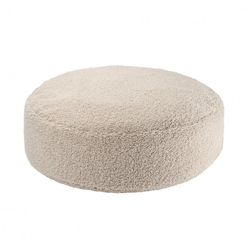 Pouf enfant rond bouclette OTTOMAN