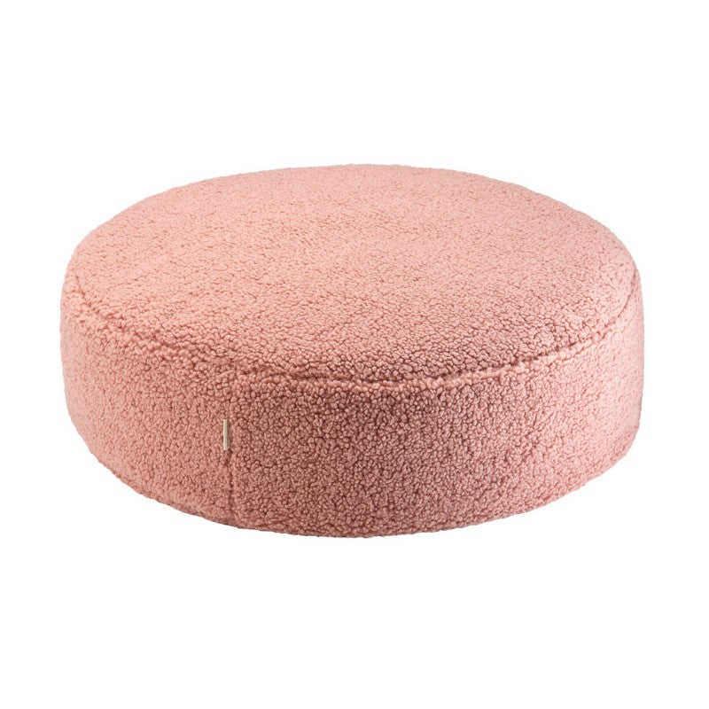 Pouf enfant rond bouclette OTTOMAN