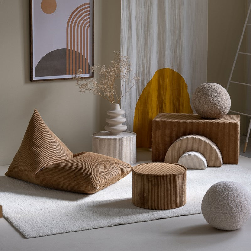 Pouf enfant velours côtelé BIG LOUNGER