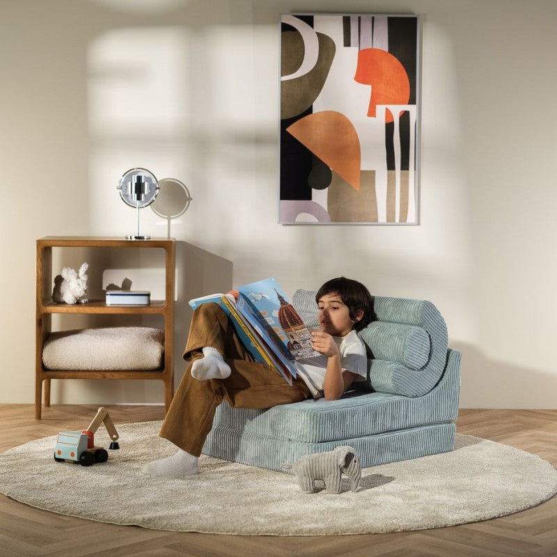 Pouf enfant velours côtelé FLIPSTER