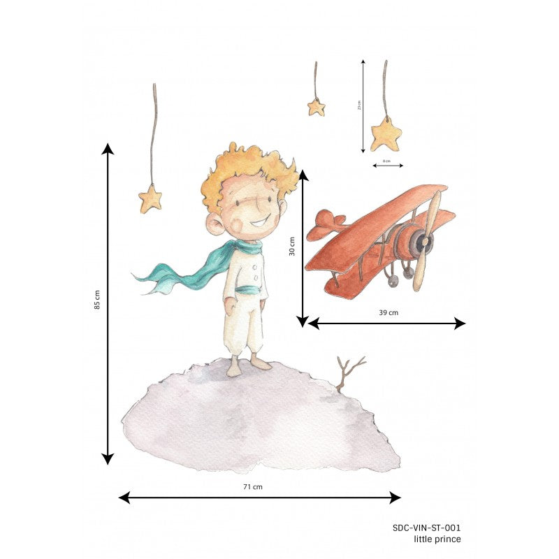 Sticker mural enfant petit prince