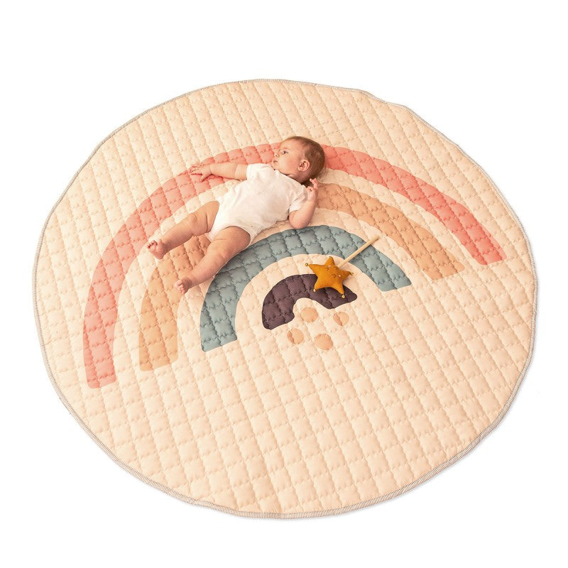 Tapis bébé matelassé arc en ciel BOHO RAINBOW