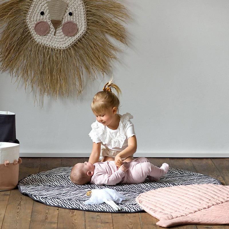 Tapis d'éveil enfant coton organique imperméable NAPPY FREE LEAFS