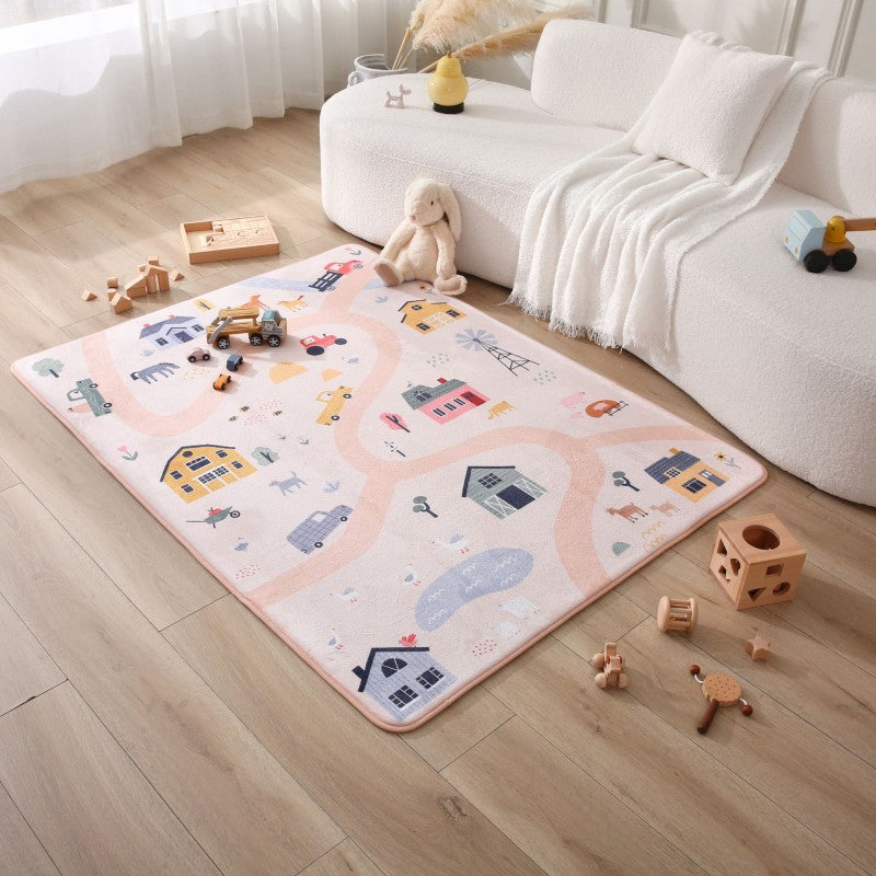 Tapis de jeu enfant à mémoire de forme CLOUD PLAY FARM