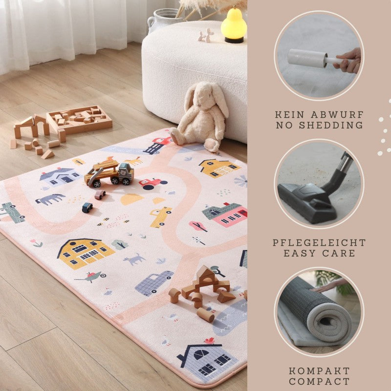 Tapis de jeu enfant à mémoire de forme CLOUD PLAY FARM