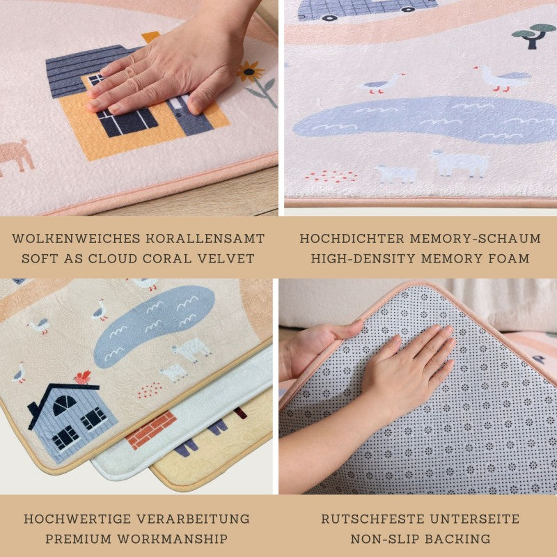 Tapis de jeu enfant à mémoire de forme CLOUD PLAY SAFARI