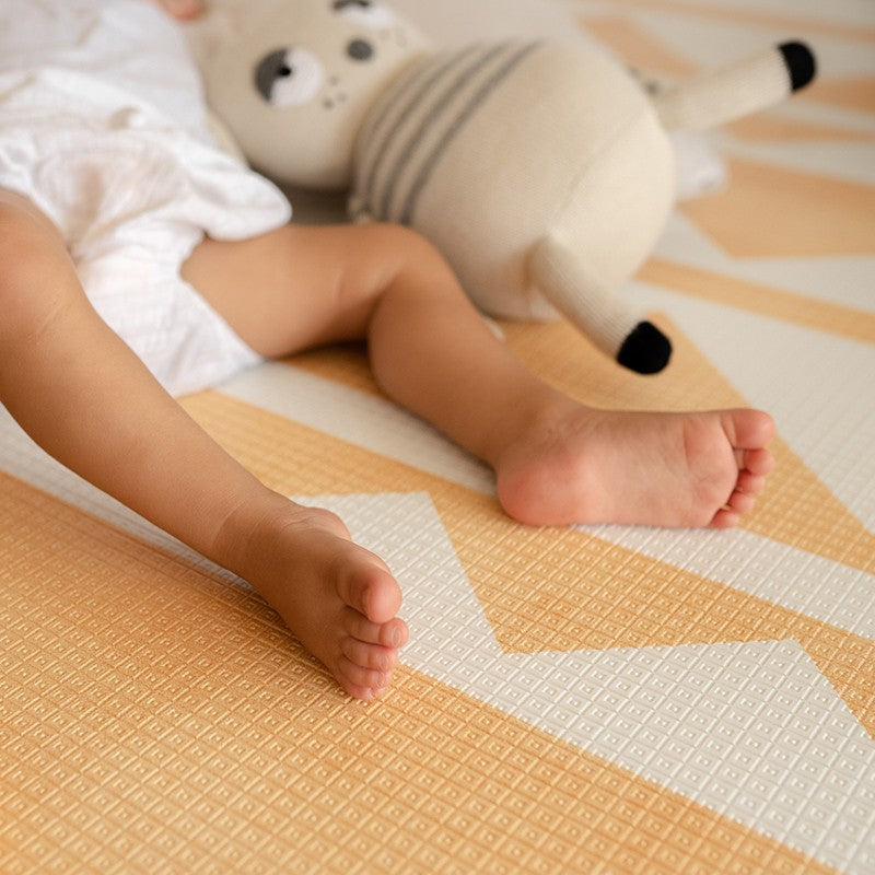 Tapis de jeu enfant REVERSIBLE design TRIBECA - SAHARA SUN