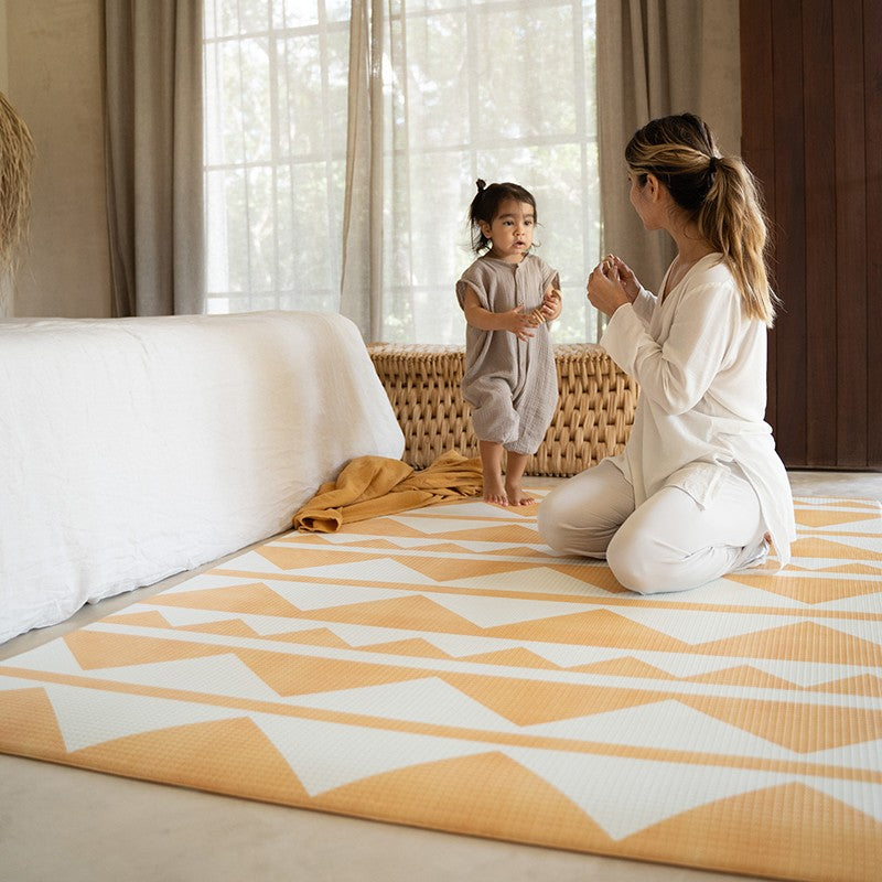 Tapis de jeu enfant REVERSIBLE design TRIBECA - SAHARA SUN