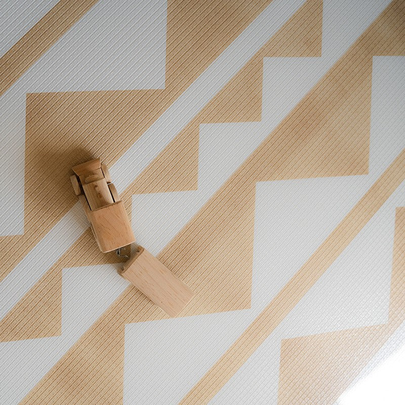 Tapis de jeu enfant REVERSIBLE design TRIBECA - WHEAT