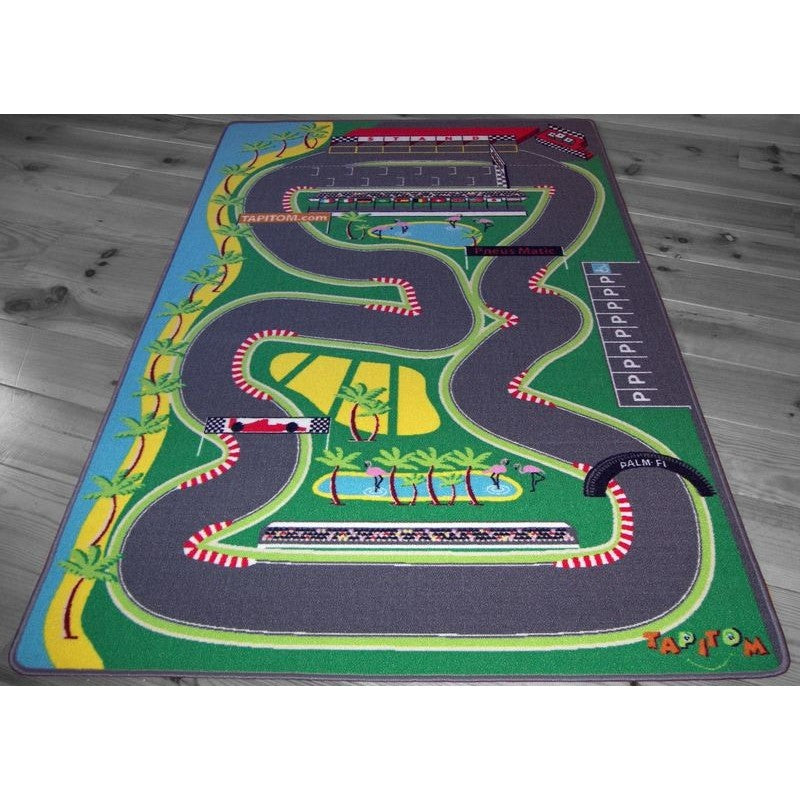 Tapis de jeu enfant voiture FORMULE 1