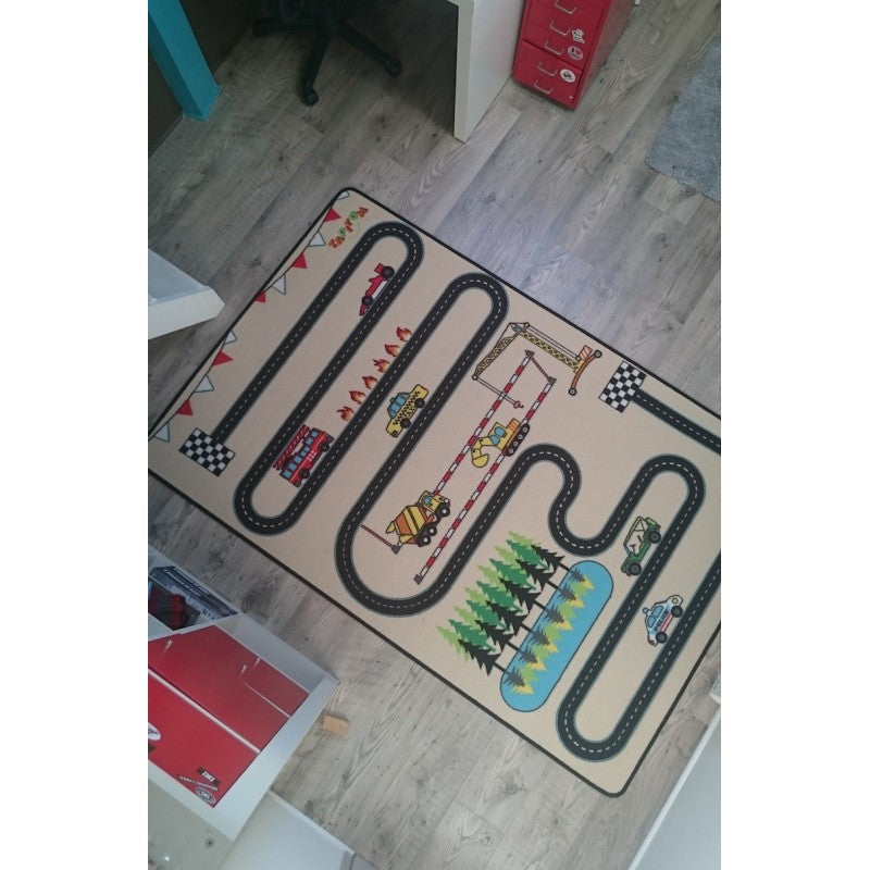 Tapis de jeu enfant voitures CIRCUIT DESIGN