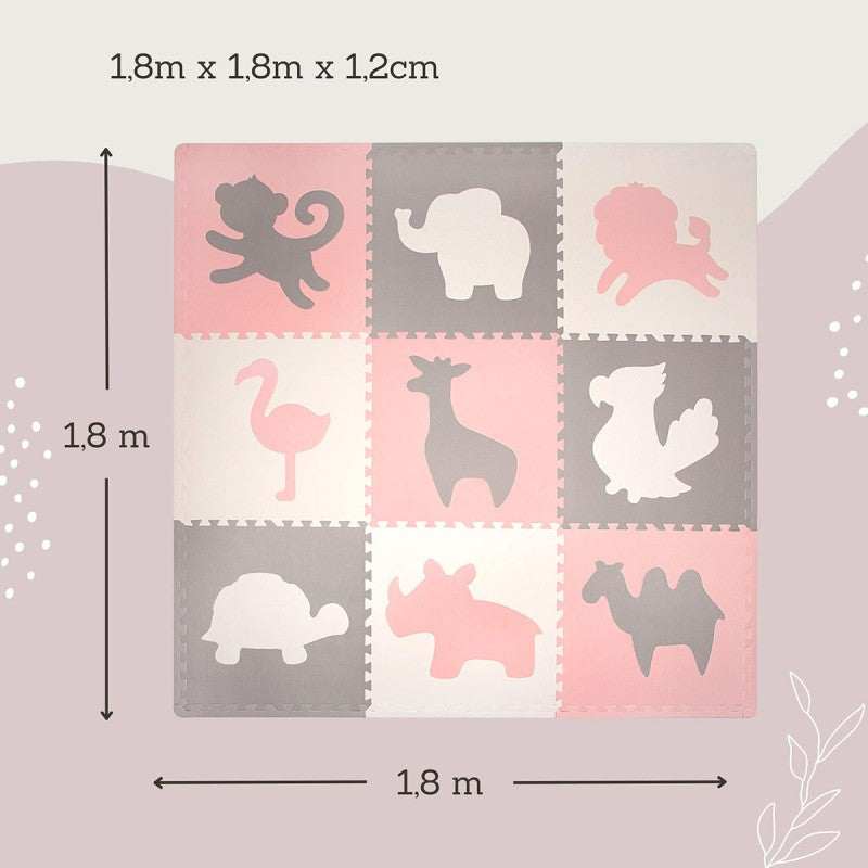 Tapis de jeu mousse à assembler animaux AFRICA