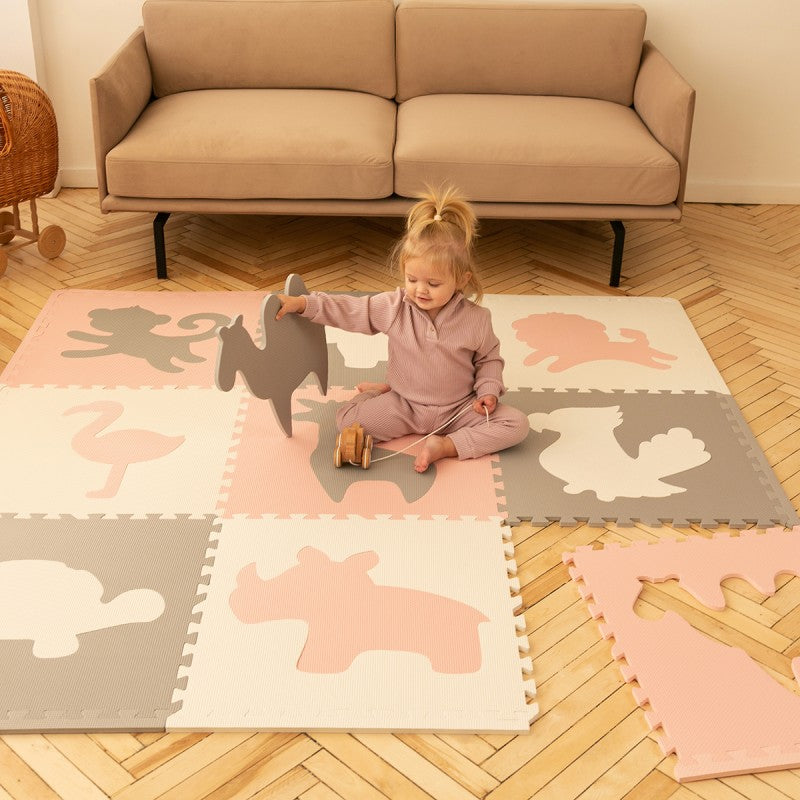 Tapis de jeu mousse à assembler animaux AFRICA