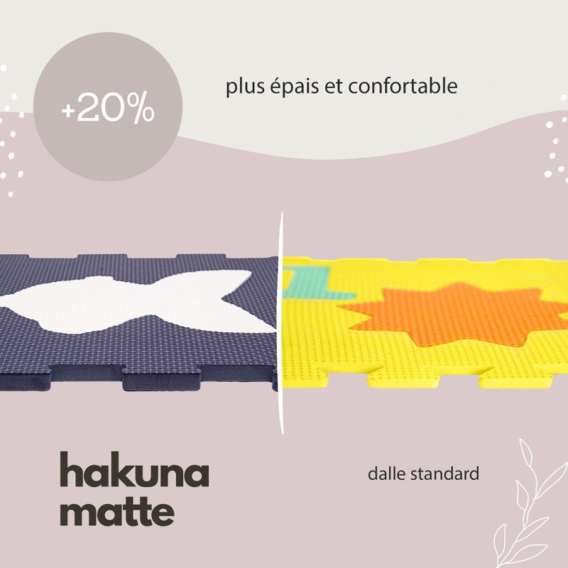 Tapis de jeu mousse à assembler animaux marins OCEAN WORLD