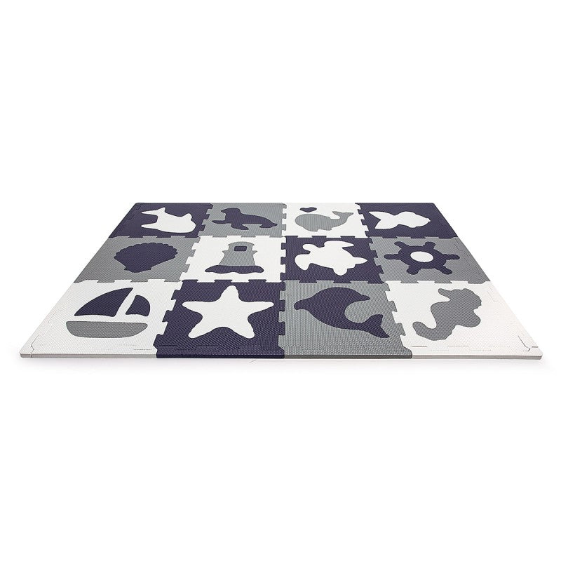Tapis de jeu mousse à assembler animaux marins OCEAN WORLD