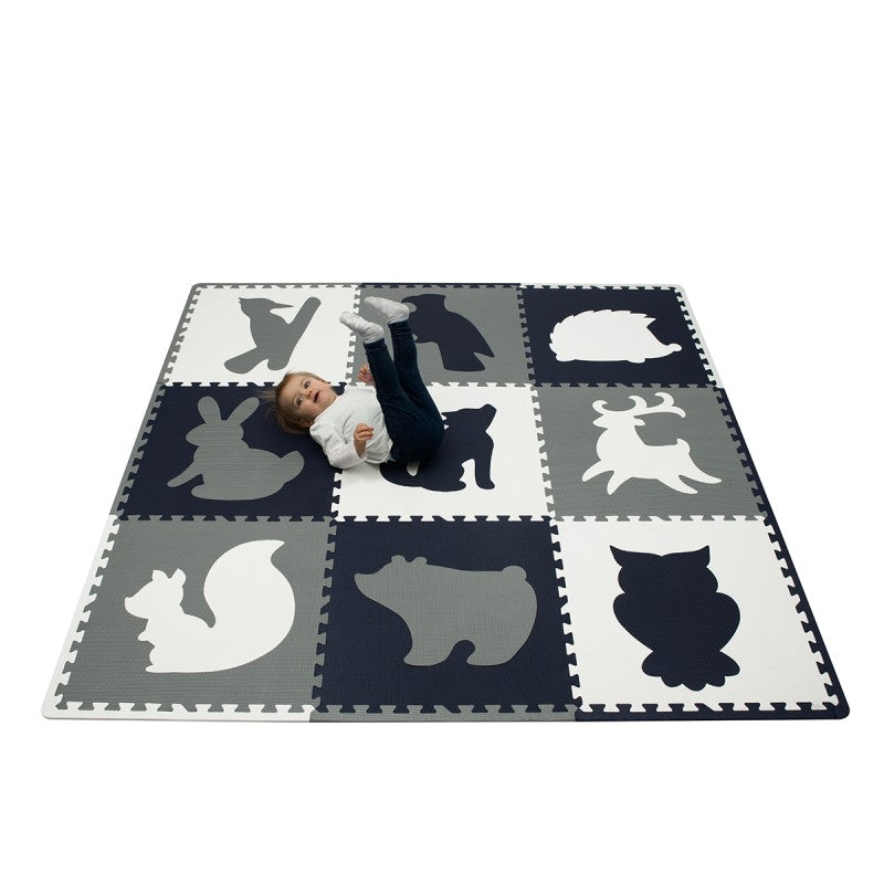 Tapis de jeu mousse à assembler animaux de la forêt FOREST