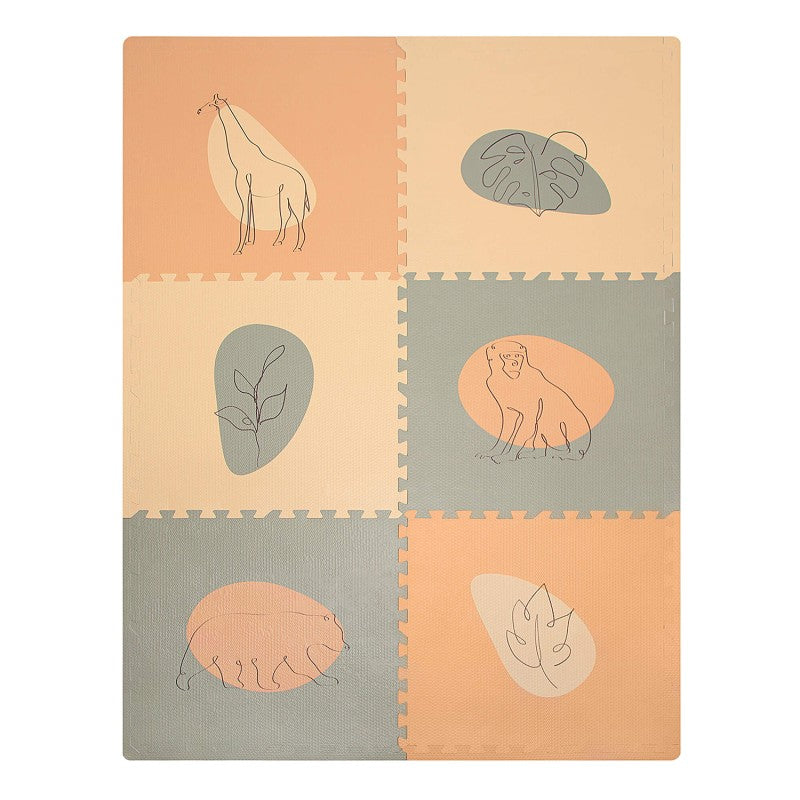 Tapis de jeu mousse à assembler JUNGLE