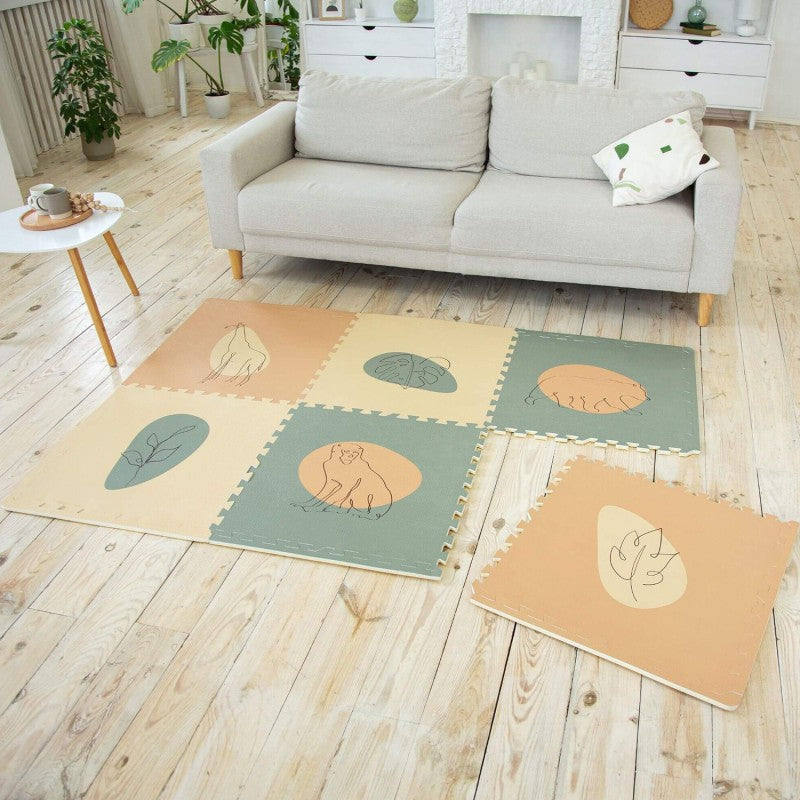 Tapis de jeu mousse à assembler JUNGLE