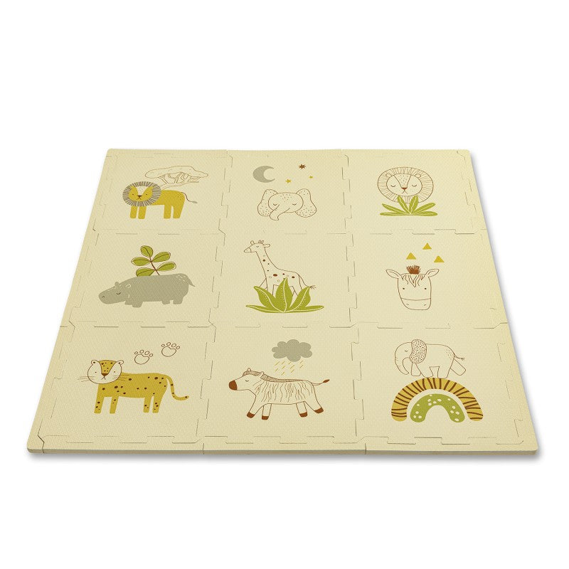 Tapis de jeu mousse à assembler SAFARI ANIMALS