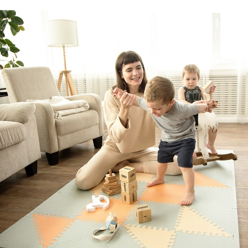 Tapis de jeu mousse à assembler TRIANGLES