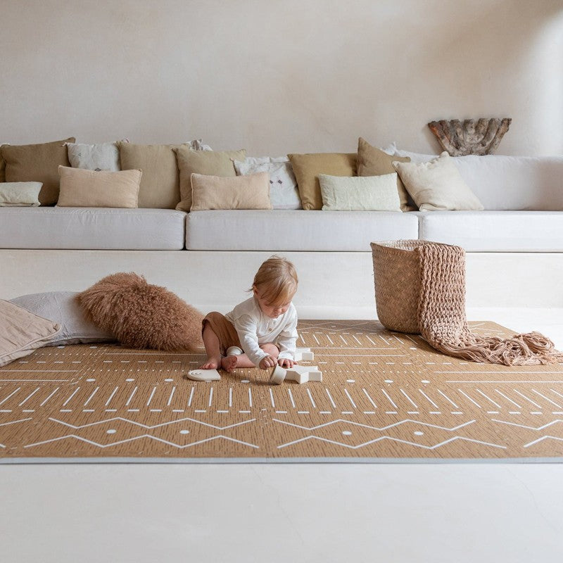 Tapis de jeu mousse PUZZLEMAT BERBER - CAMEL