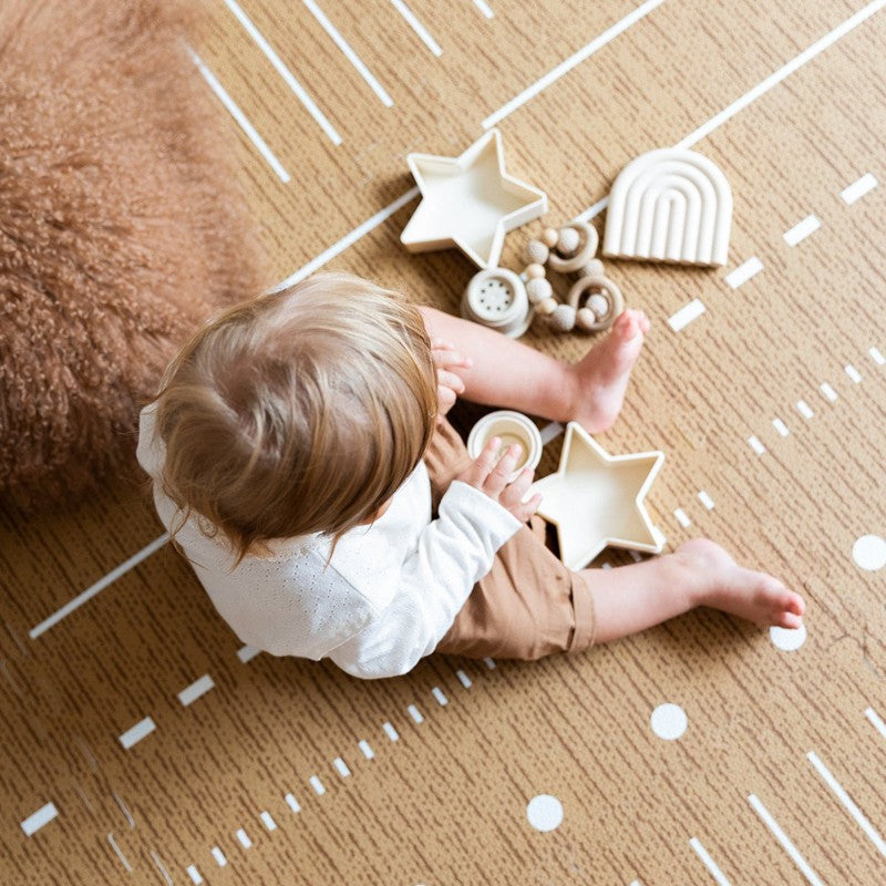 Tapis de jeu mousse PUZZLEMAT BERBER - CAMEL