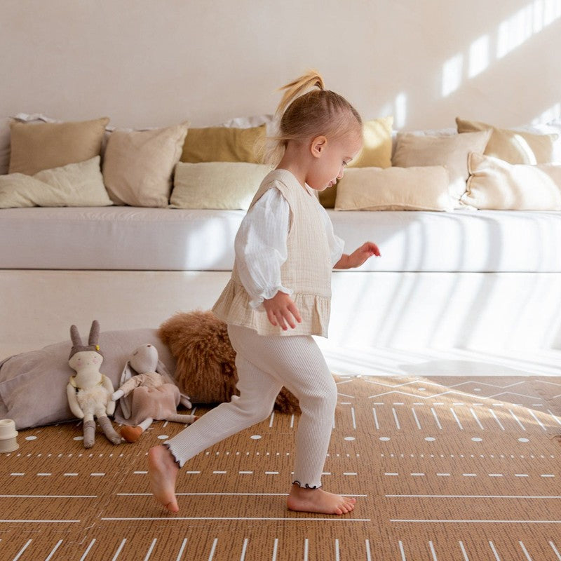 Tapis de jeu mousse PUZZLEMAT BERBER - CAMEL