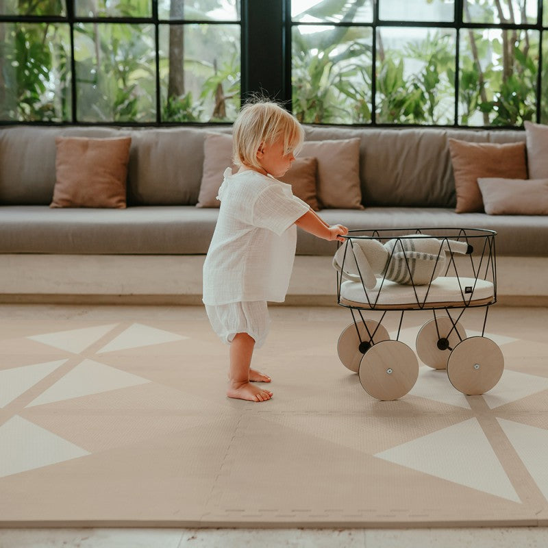 Tapis de jeu mousse PUZZLEMAT KYTE - MOCHA