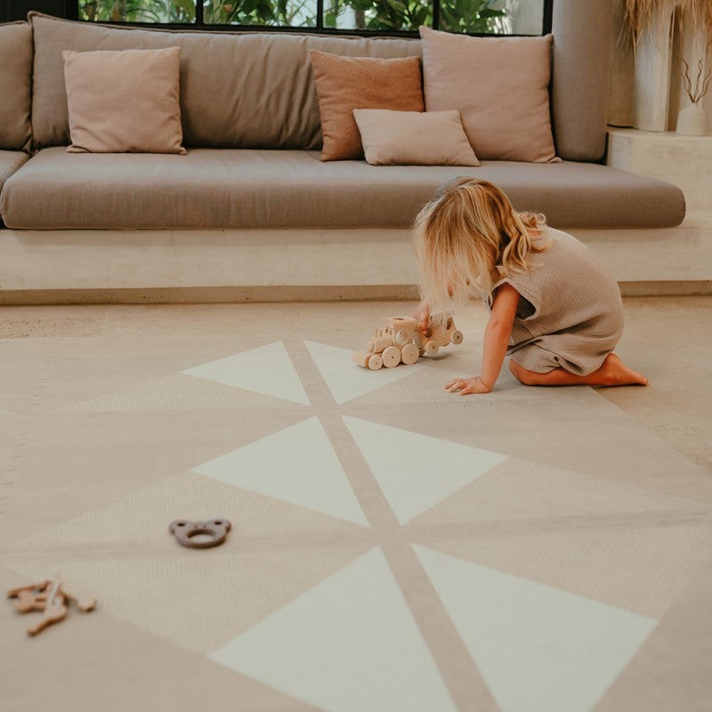 Tapis de jeu mousse PUZZLEMAT KYTE - MOCHA