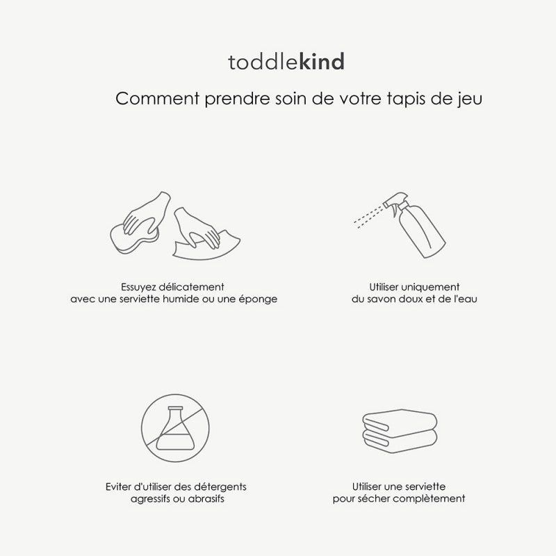 Tapis de jeu mousse NORDIC - PEBBLE