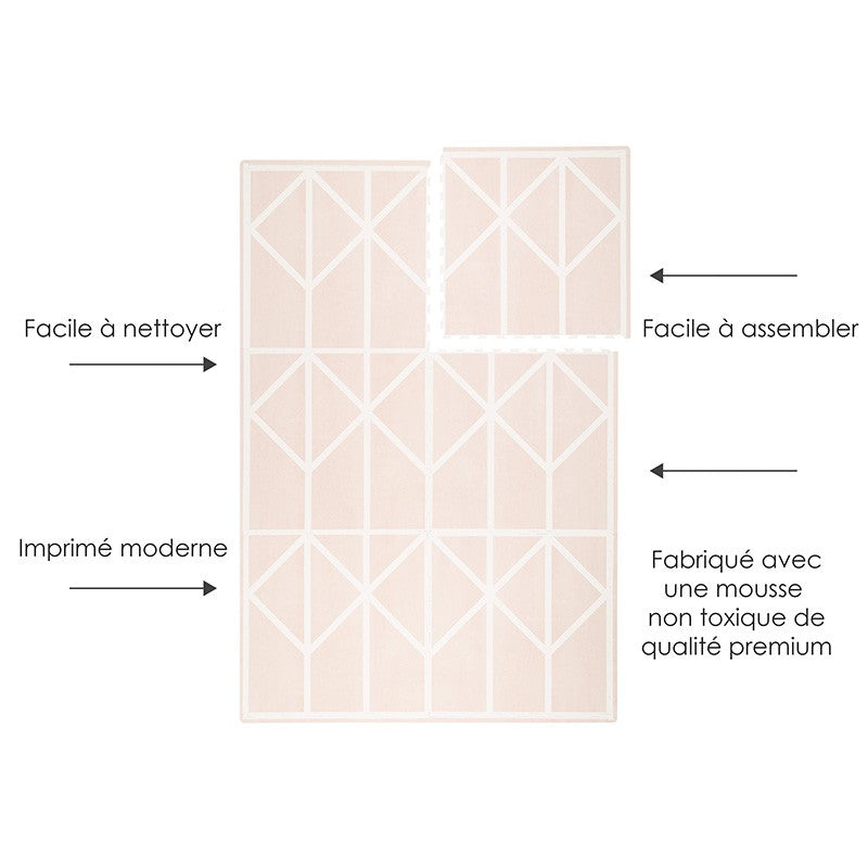 Tapis de jeu mousse NORDIC - Vintage Nude
