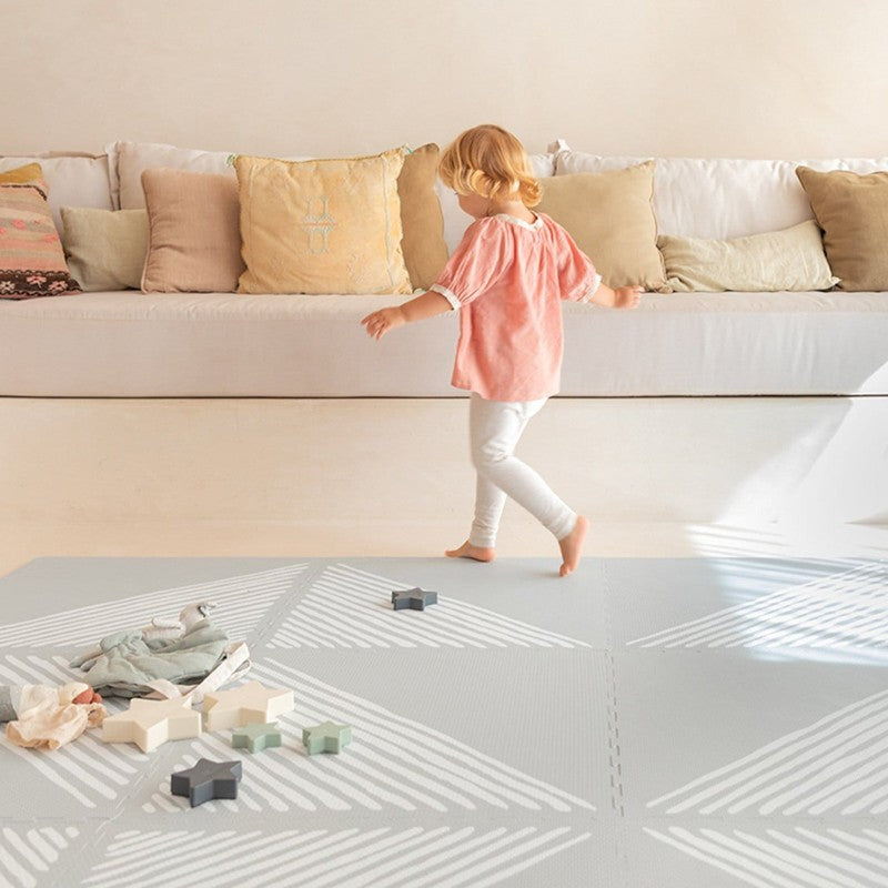 Tapis de jeu mousse SANDY LINES - STONE
