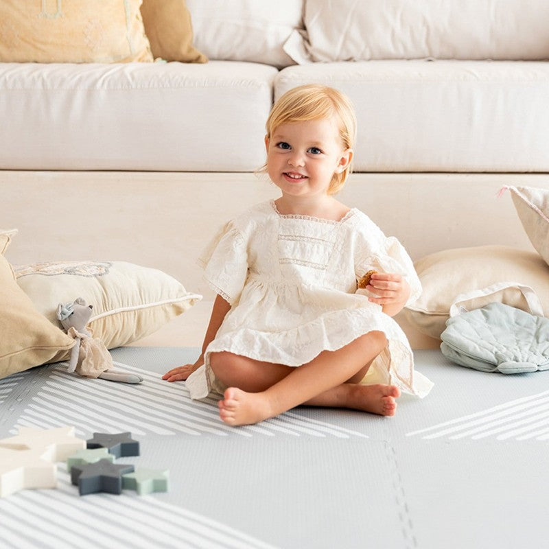 Tapis de jeu mousse SANDY LINES - STONE